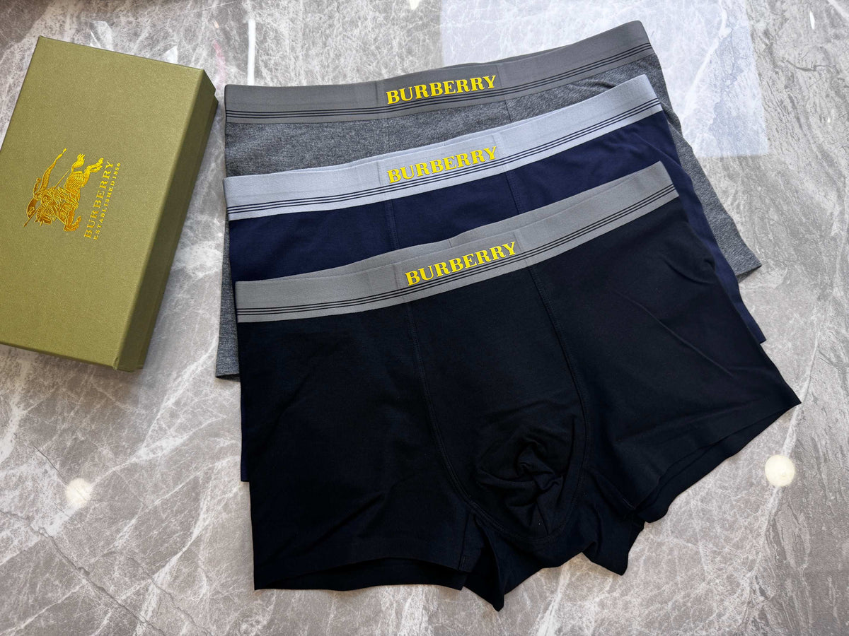 Burberry Boxed Dark Neon Letter Waist Boxer Briefs, image 7