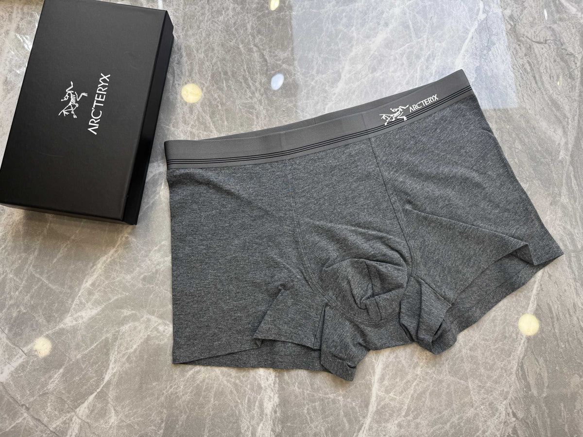 Arc'teryx Boxed Grey Blue Pattern Boxer Briefs, image 3