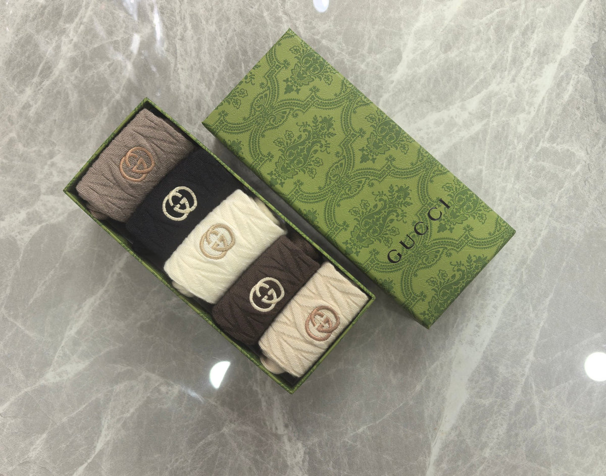Gucci Boxed Neutral Circular Letter Motifs Boxer Briefs, image 1
