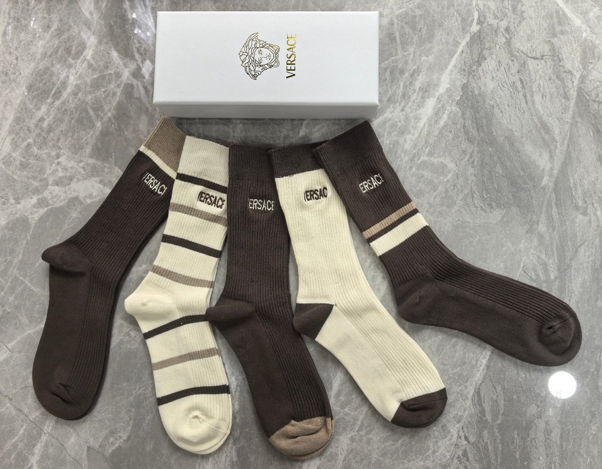 Versace Boxed Grey Cream Brown Face Boxer Briefs, image 5