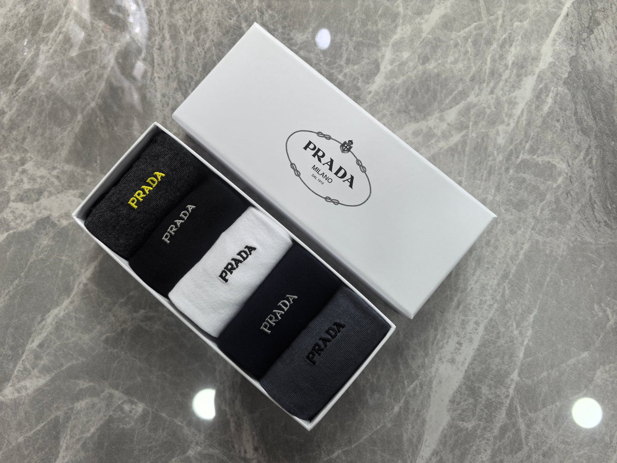 Prada Boxed Neutral Coloured Lettering Boxer Briefs, image 1