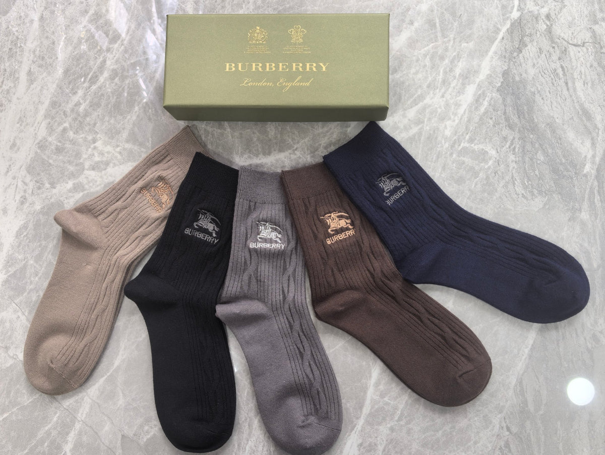 Burberry Boxed Grey Brown Wordmark Bands Boxer Briefs, image 3