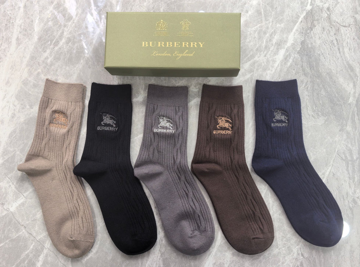 Burberry Boxed Grey Brown Wordmark Bands Boxer Briefs, image 5