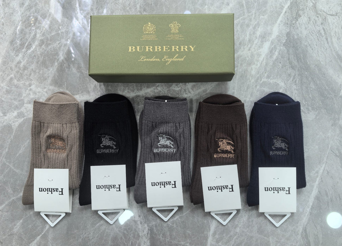 Burberry Boxed Grey Brown Wordmark Bands Boxer Briefs, image 6