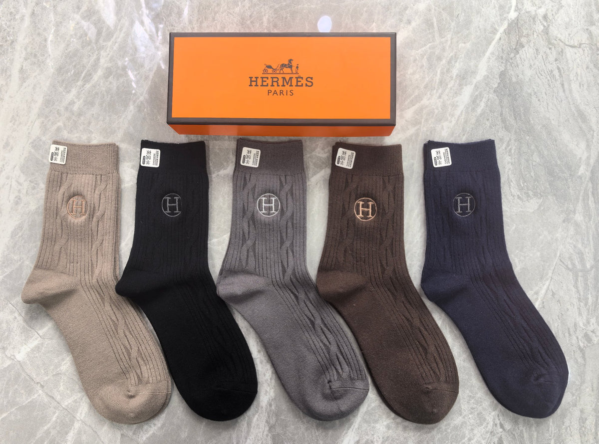 Hermès Boxed Black Grey Gold Waist Motifs Boxer Briefs, image 5