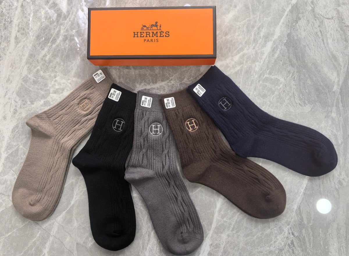 Hermès Boxed Black Grey Gold Waist Motifs Boxer Briefs, image 4