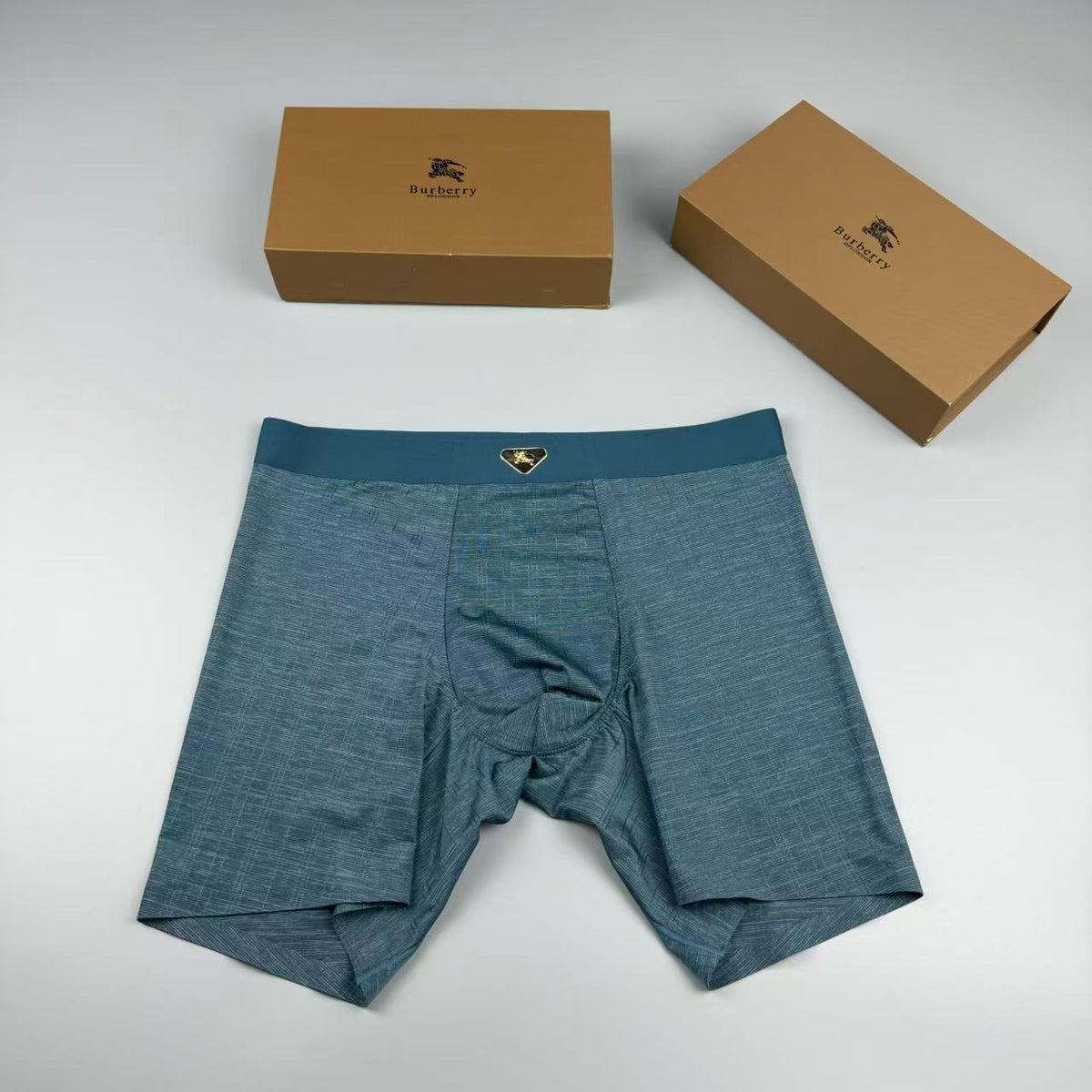 Burberry Black Small Gold Waist Emblem Boxer Briefs, image 3