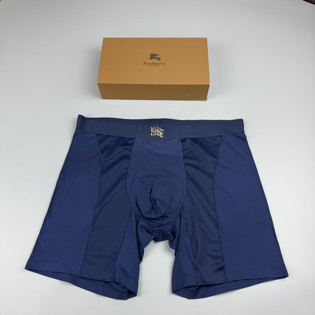 Burberry Boxed White Navy Horse Motifs Boxer Briefs, image 6