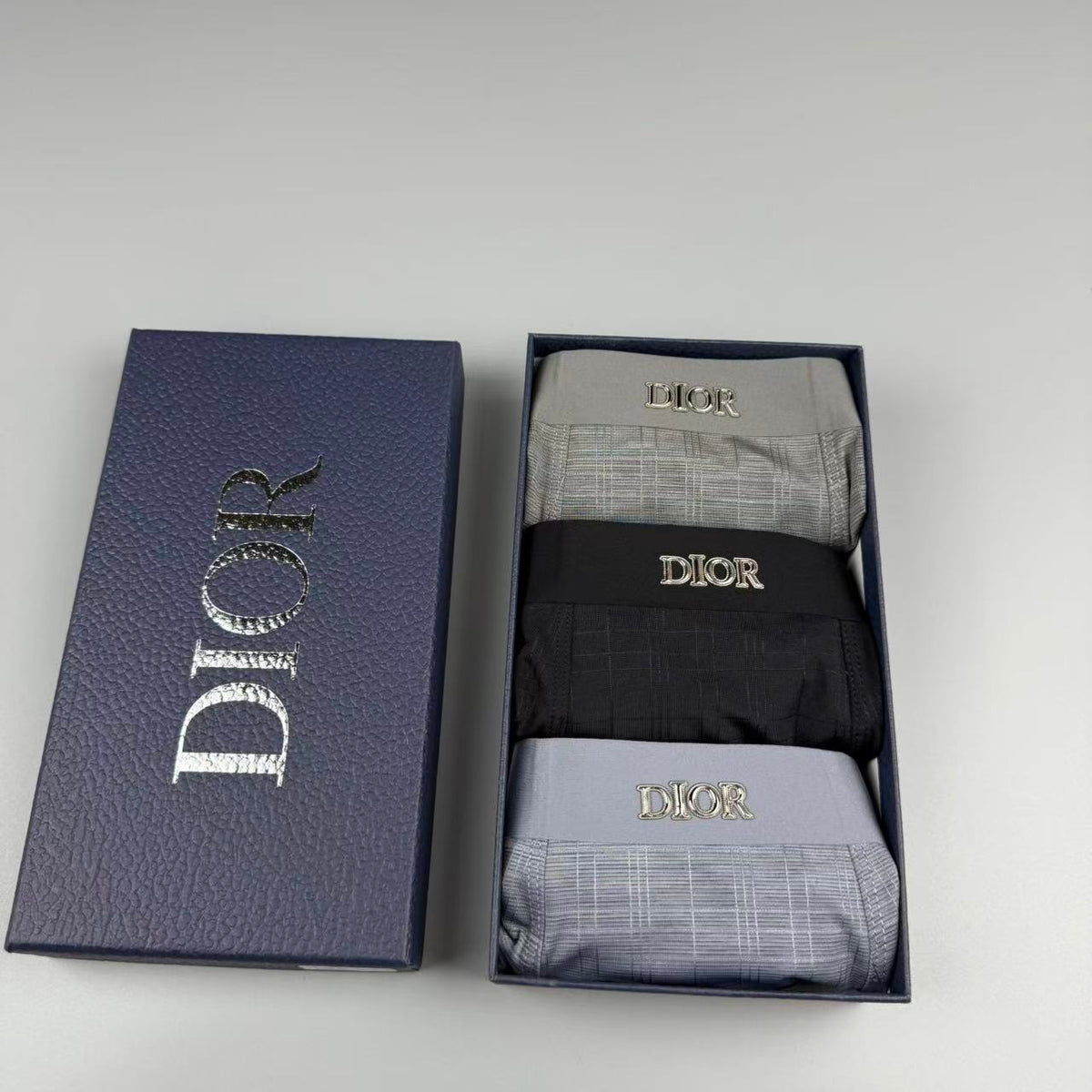 Dior Black Tonal Narrow Stripe Boxer Briefs, image 6