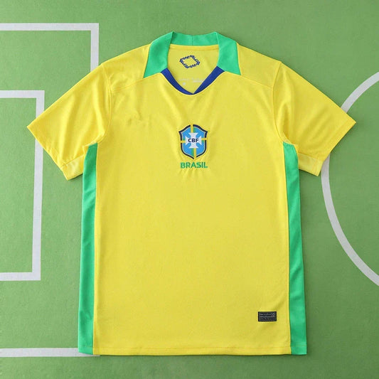 Brazil Home 2025/26 – Men's Football Jersey | Fan Version | Vini Jr, Neymar, Rodrygo, Raphinha, Endrick & More