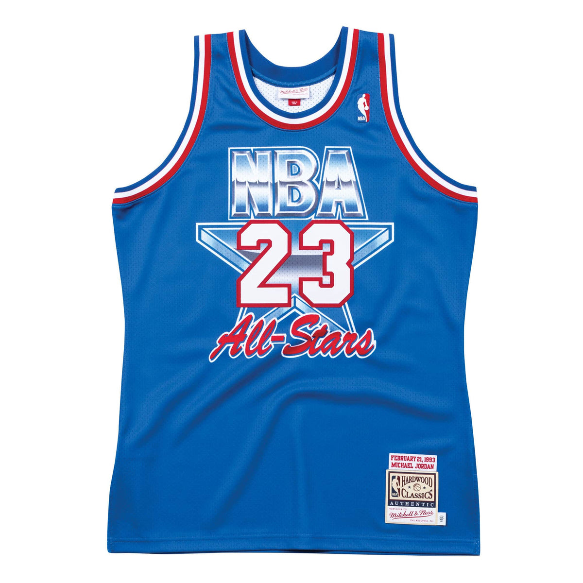 Michael Jordan #23 1993 NBA All-Star Game Mitchell & Ness Royal Blue Hardwood Classics Authentic Jersey