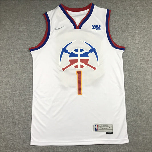 Men's Denver Nuggets Michael Porter Jr. #1 White 2023 Swingman Player Jerseys
