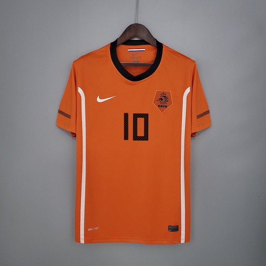 Netherlands 2010 Home Retro Soccer Jersey – Nike Oranje World Cup Final Kit