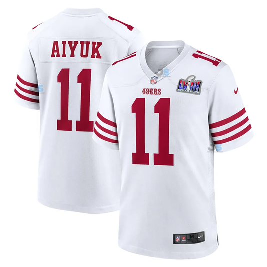 Brandon Aiyuk San Francisco 49ers Super Bowl 2024 Jersey