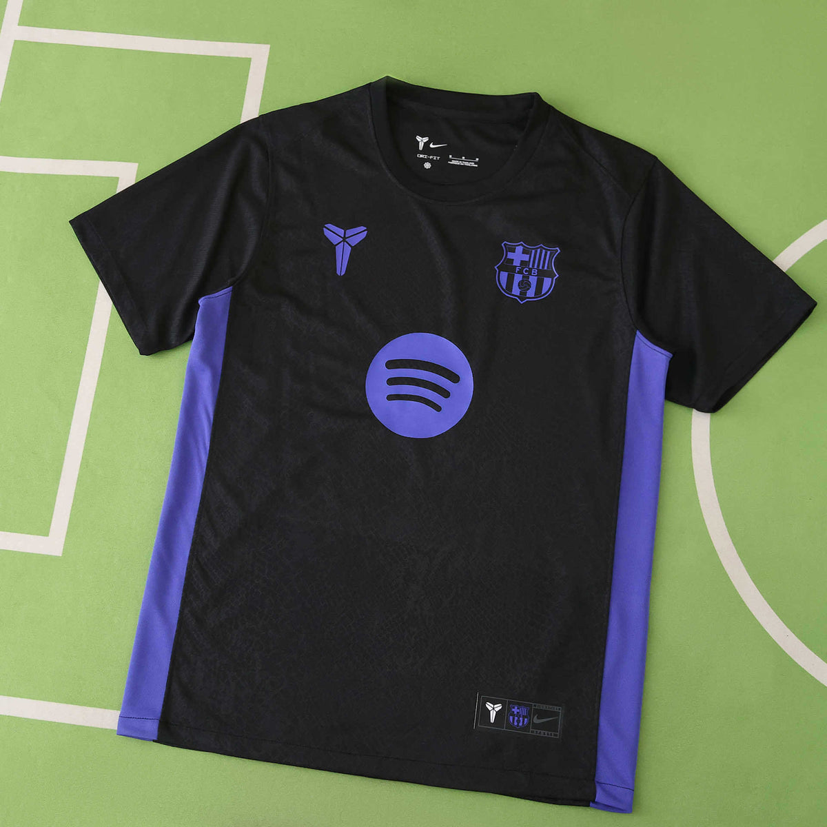 FC Barcelona x Kobe Bryant Concept Fan Jersey 2025/26 — Black & Purple Nike Dri-FIT