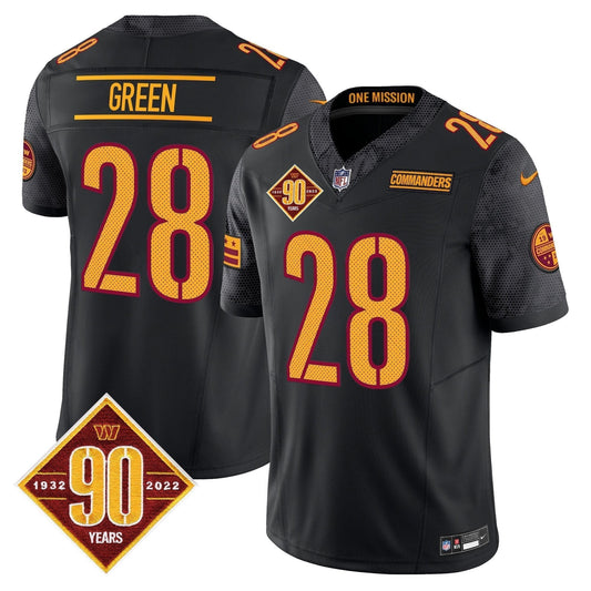 Men���s Washington Commanders 90th Anniversary Vapor Limited Jersey V4 ��� All Stitched