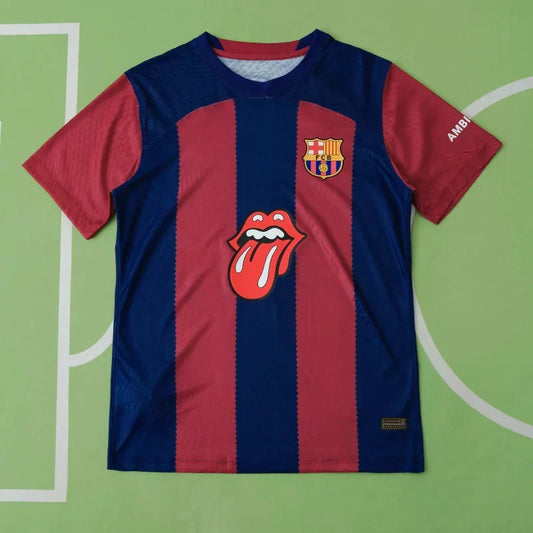 FC Barcelona 2023/24 El Clásico Fan Version Soccer Jersey