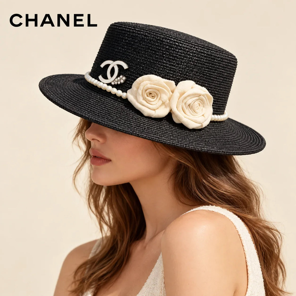 Chanel Straw Hat - image 1