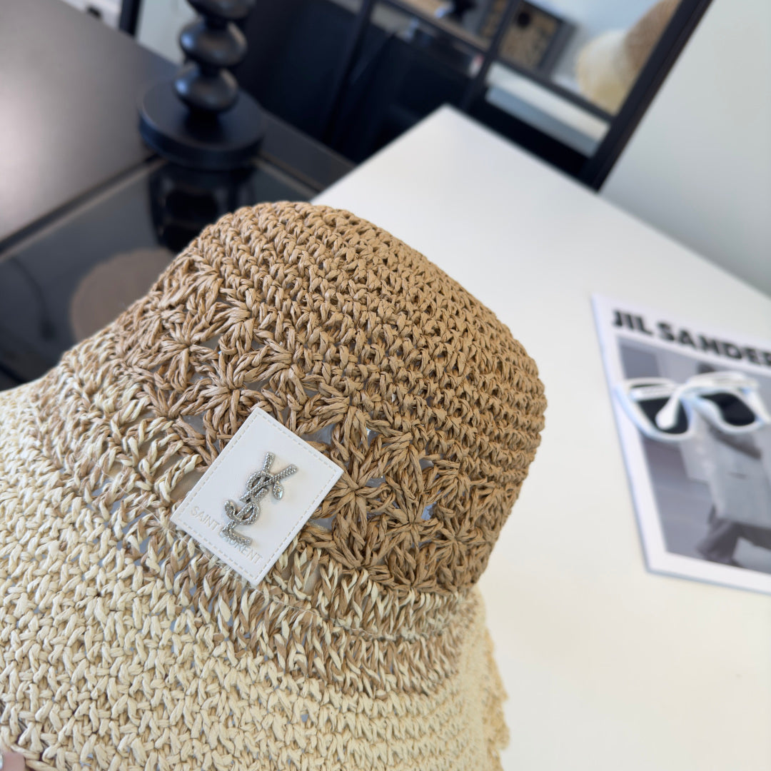 Saint Laurent Woven Bucket Hat - image 6