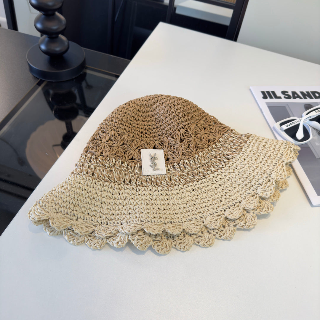 Saint Laurent Woven Bucket Hat - image 3