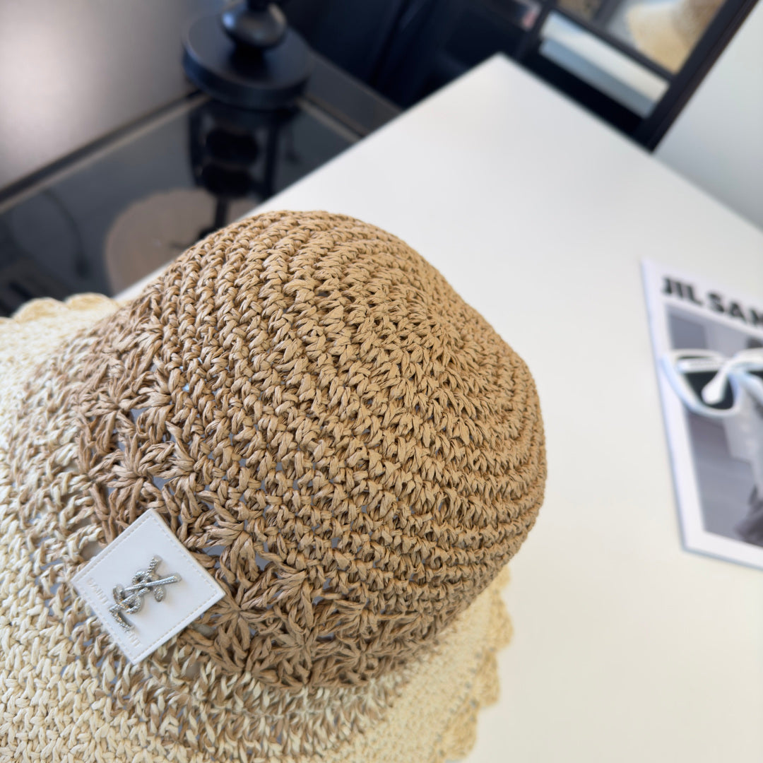 Saint Laurent Woven Bucket Hat - image 8