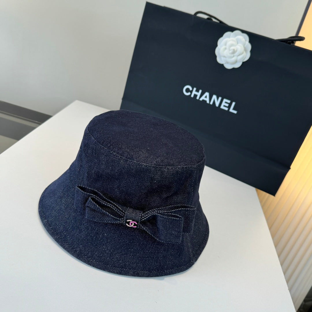Chanel Denim Bucket Hat - image 3