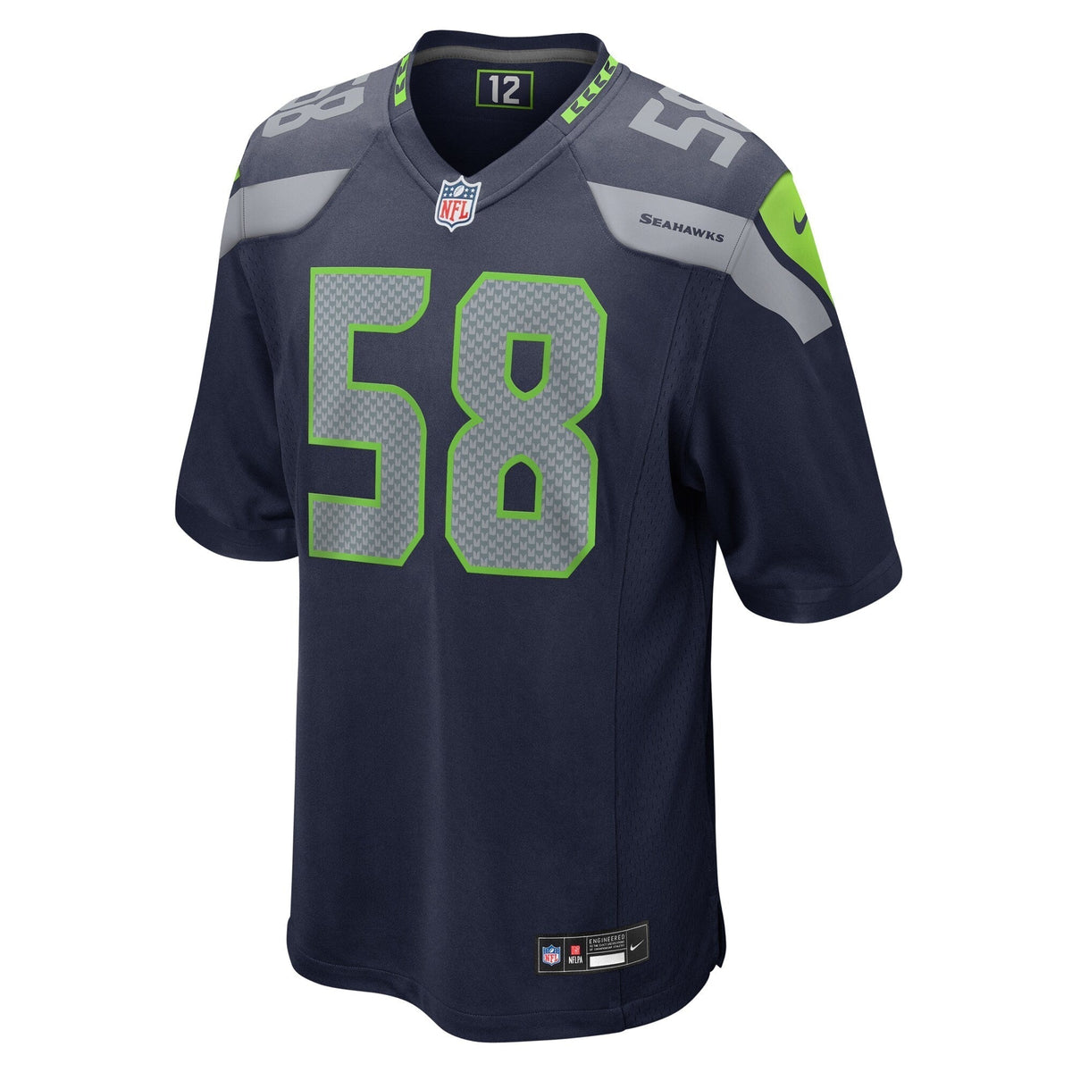 Derick Hall Seattle Seahawks Nike  Game Jersey -  College Navy