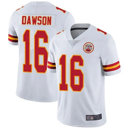 Men's Nike Len Dawson white Kansas City Chiefs Game Retired Player Jersey