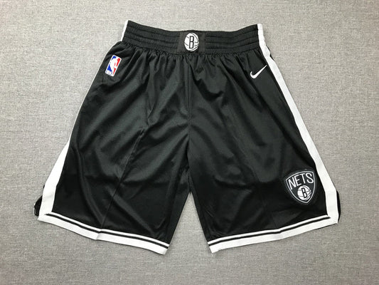 Men's Brooklyn Nets Black Basketball Shorts1