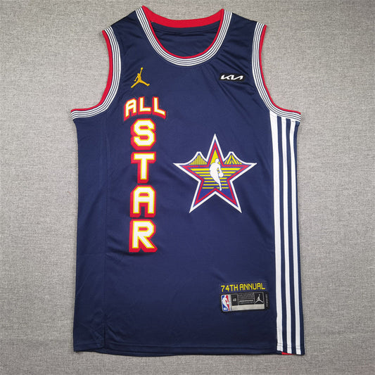 Anthony Edwards #5 2025 NBA All-Star Game Navy Swingman Jersey – Jordan Brand 74th Annual