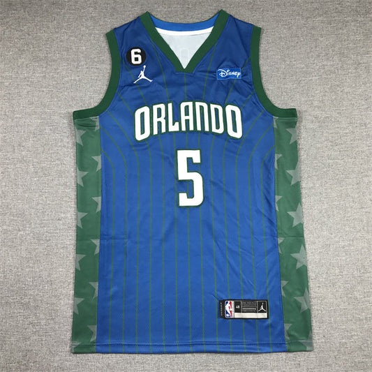 Men's Orlando Magic Paolo Banchero #5 Royal 2022/23 Swingman Jerseys - Statement Edition