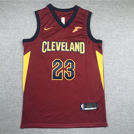 LeBron James #23 Cleveland Cavaliers Wine Red Icon Edition Swingman Jersey – CLEVELAND