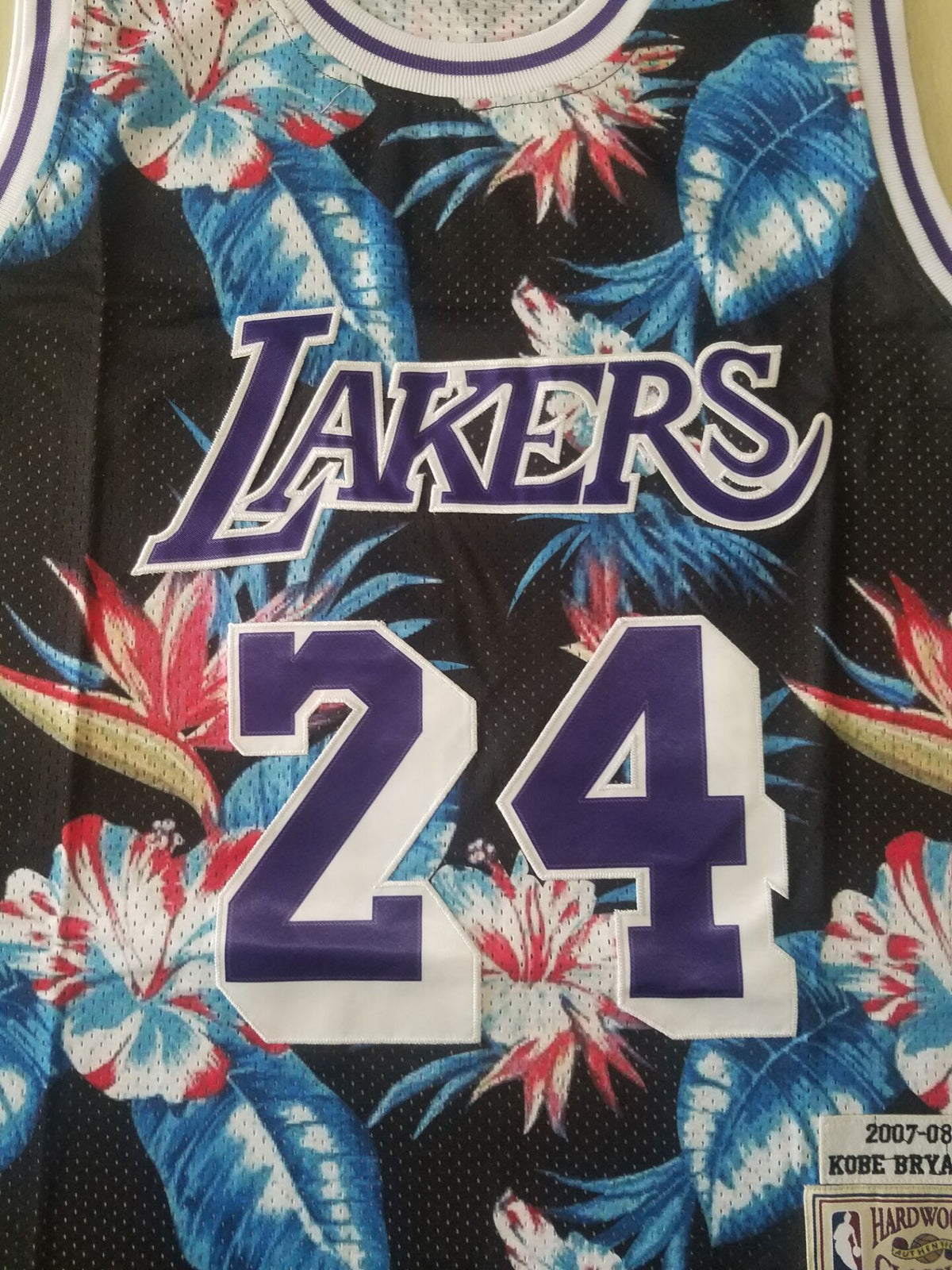 Men's Los Angeles Lakers Kobe Bryant Hardwood Classics Player Jerseys