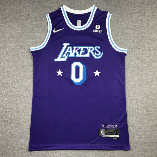 Men's Los Angeles Lakers Russell Westbrook Purple 2021/22 Swingman Jerseys