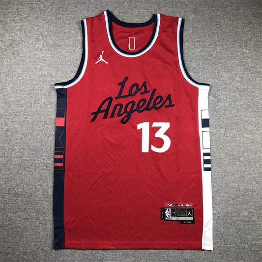 Men's LA Clippers Paul George #13 Red Swingman Player Jerseys