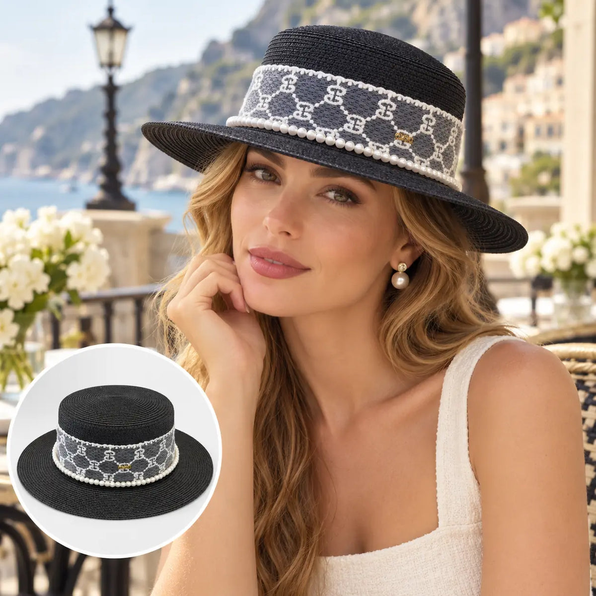 Independent Hat worn by a model