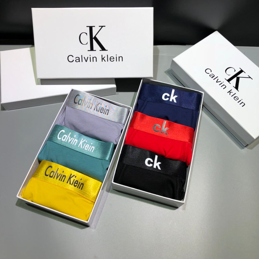 Calvin Klein Blue Broad Waist Small Monogram Boxer Briefs, image 9