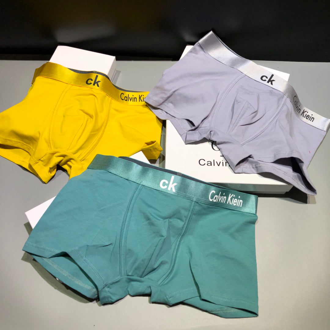 Calvin Klein Blue Broad Waist Small Monogram Boxer Briefs, image 7