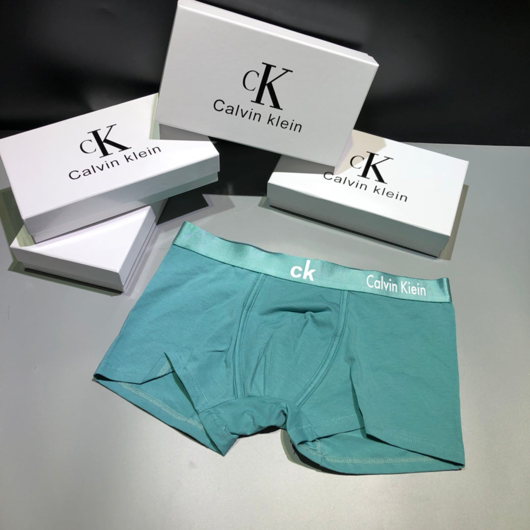 Calvin Klein Blue Broad Waist Small Monogram Boxer Briefs, image 4