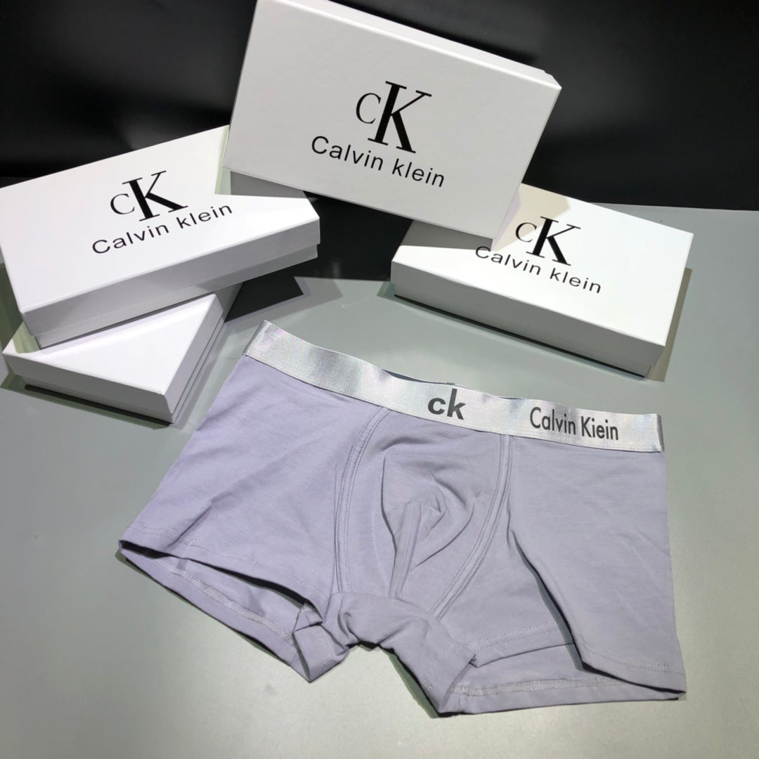 Calvin Klein Blue Broad Waist Small Monogram Boxer Briefs, image 5