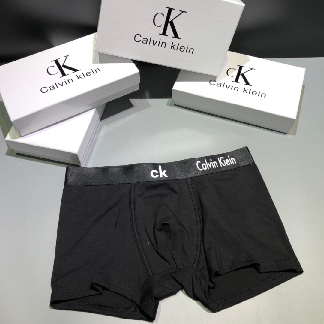 Calvin Klein Blue Broad Waist Small Monogram Boxer Briefs, image 2