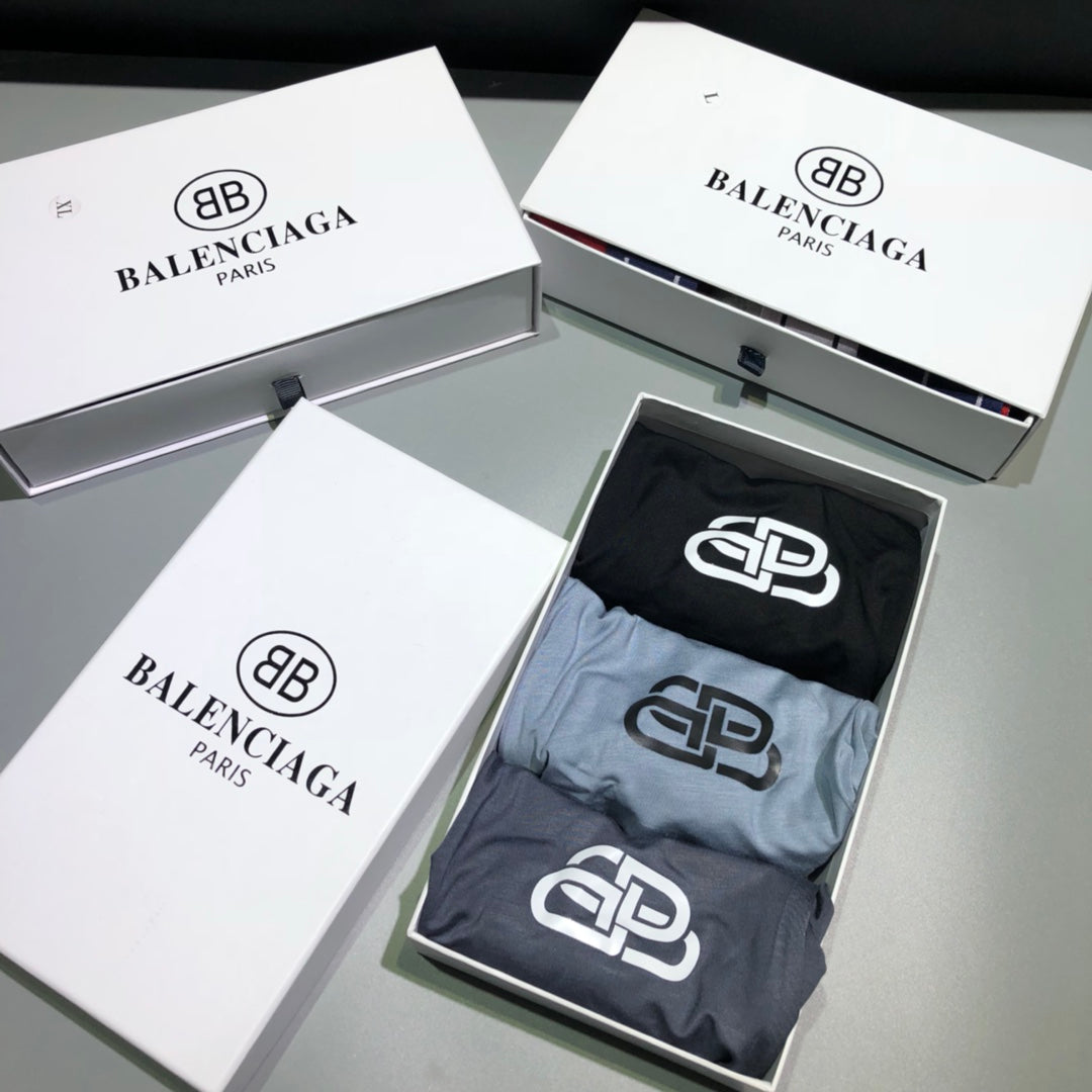 Balenciaga Grey Small Outline BB Boxer Briefs, image 9