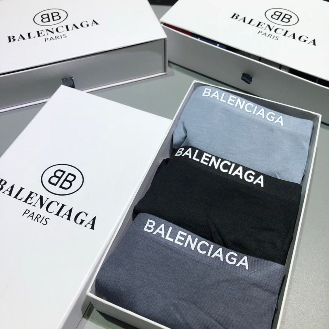 Balenciaga Grey Small Outline BB Boxer Briefs, image 8