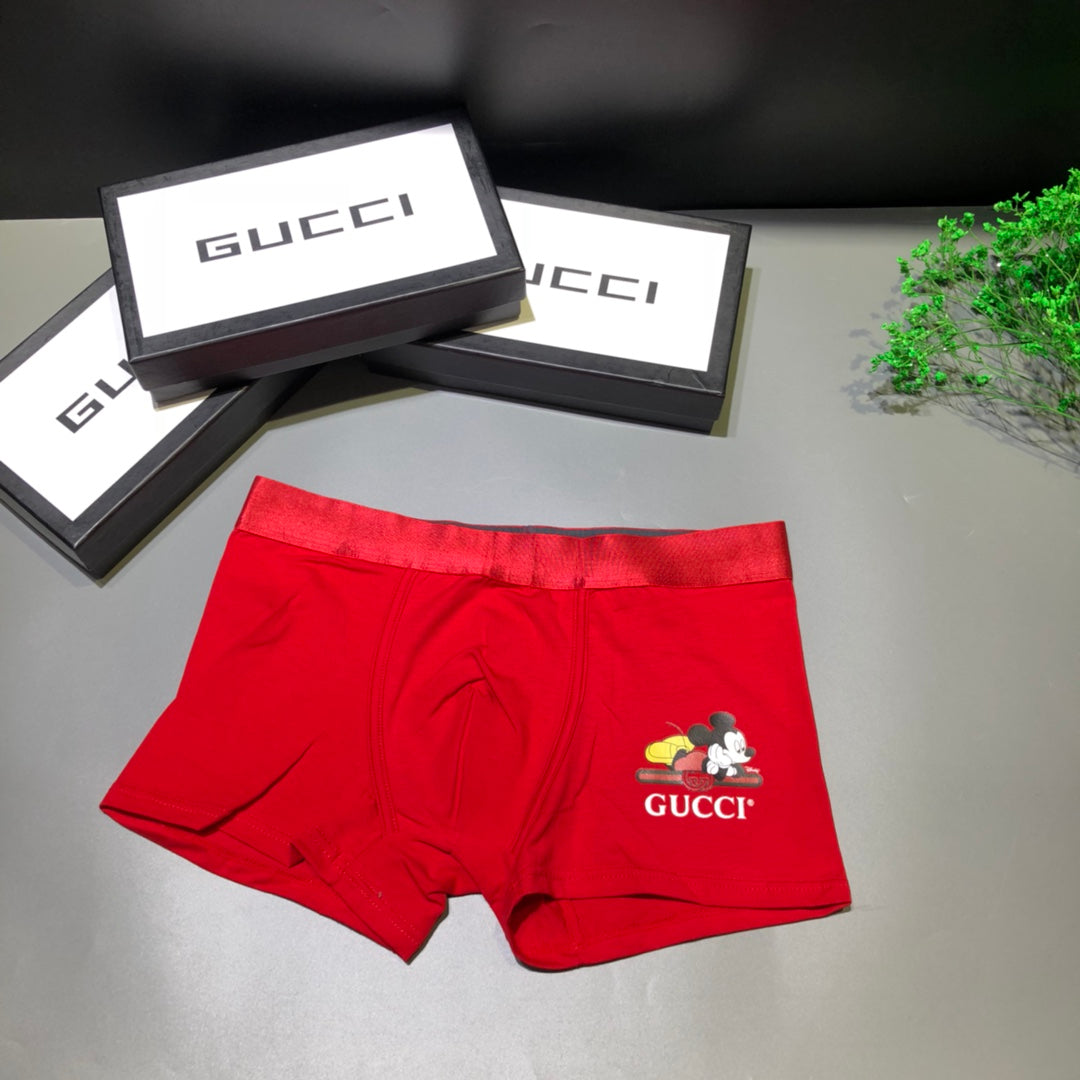 Gucci Black Small Character Motif Boxer Briefs, image 5