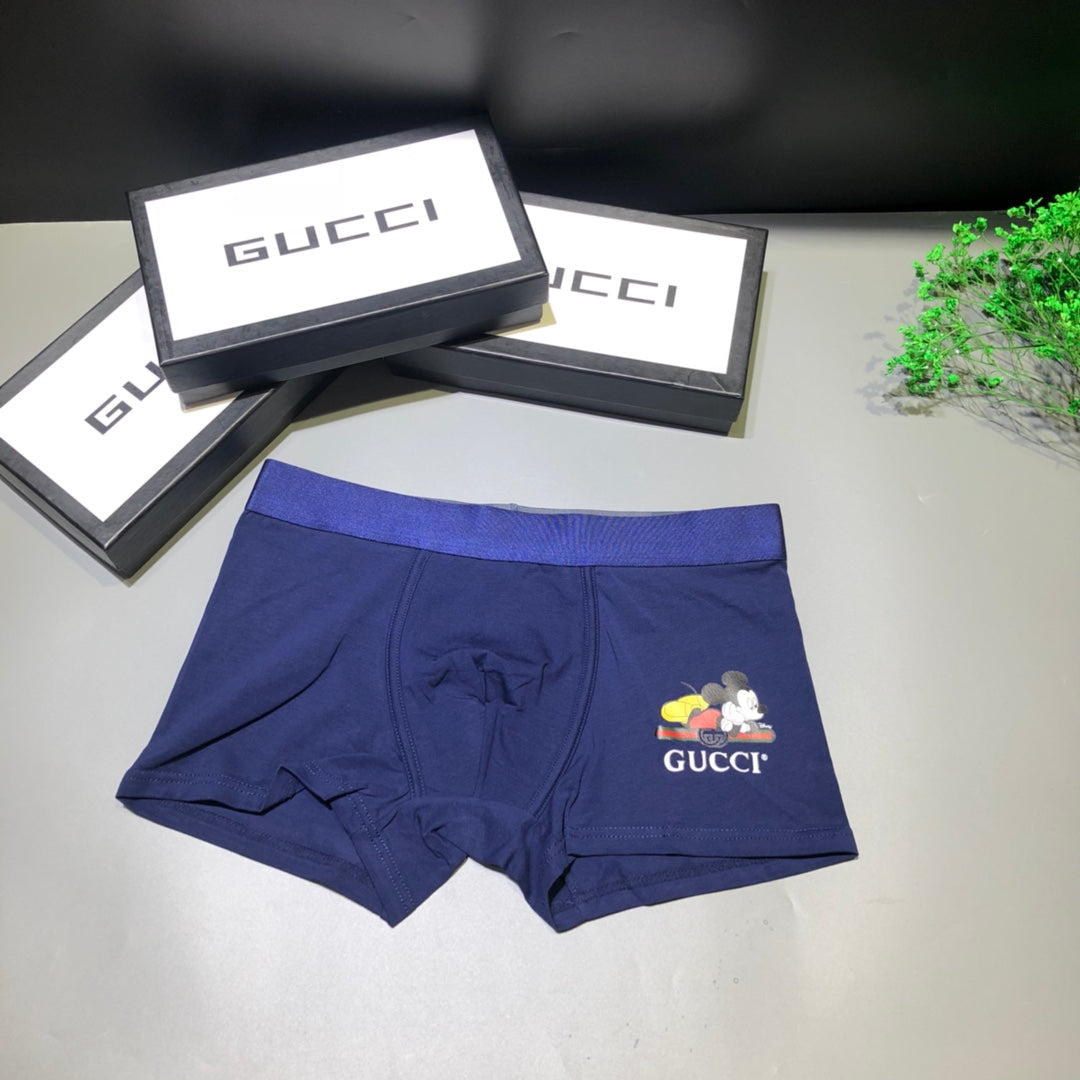 Gucci Black Small Character Motif Boxer Briefs, image 2