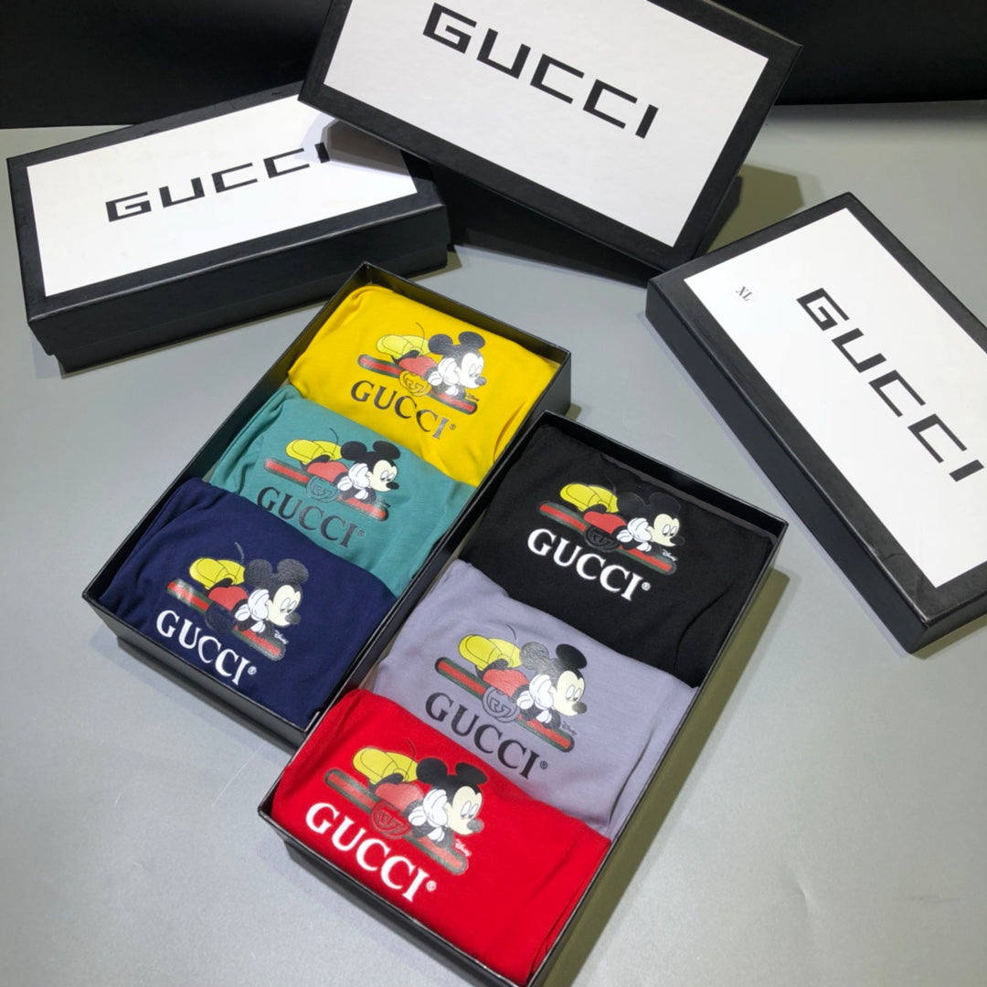 Gucci Black Small Character Motif Boxer Briefs, image 9