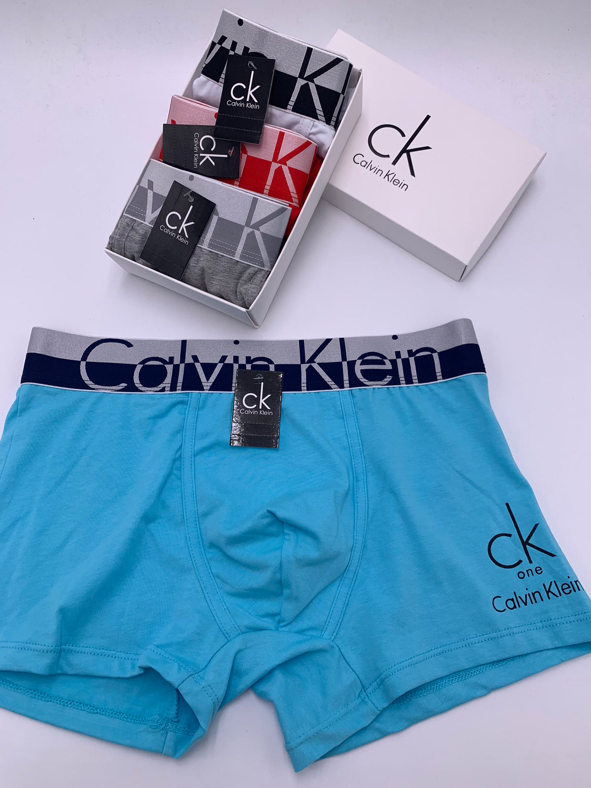 Calvin Klein Colour Stack Letter Waistbands Boxer Briefs, image 5