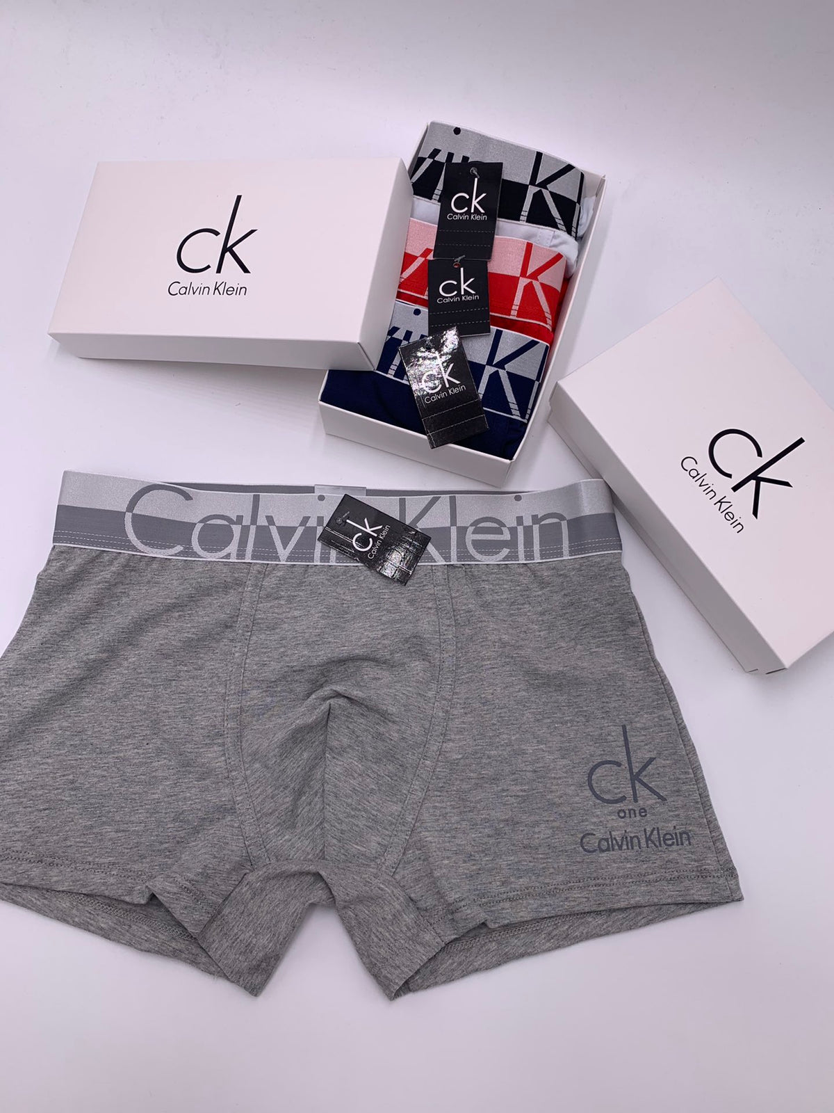 Calvin Klein Colour Stack Letter Waistbands Boxer Briefs, image 3