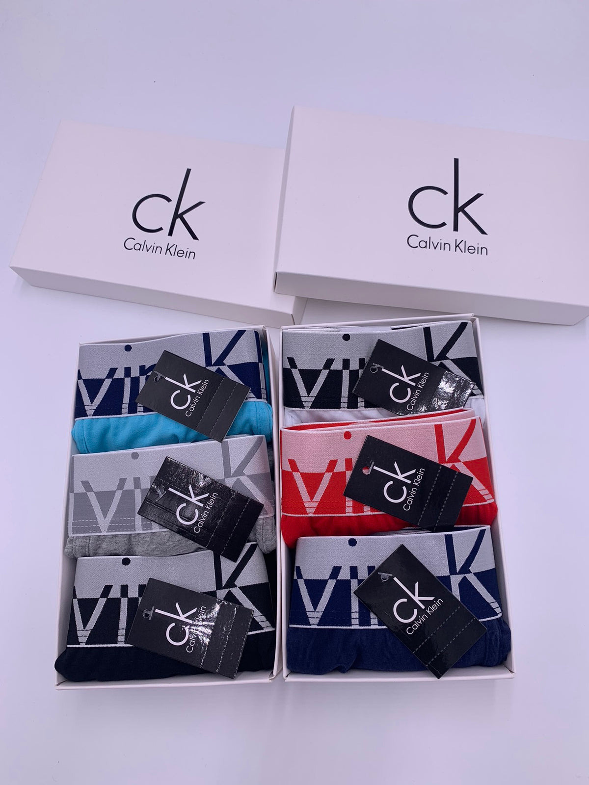 Calvin Klein Colour Stack Letter Waistbands Boxer Briefs, image 9