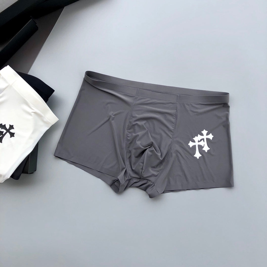 Chrome Hearts Black Grey White Large Cross Boxer Briefs, image 5